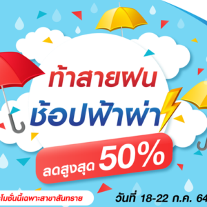ลดท้าสายฝนนน